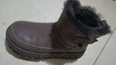 AU&MU澳洲雪地靴冬季新款皮毛一體女靴女輪胎厚底增高防滑防水保暖棉鞋 卡布奇諾 【東北防寒】3141 38 曬單實(shí)拍圖