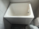 TOTO浴缸T968獨立深泡洗澡盆家用泡澡浴盆日本進(jìn)口小戶(hù)型小浴缸(08) 0.8米獨立浴缸【含配件】右裙邊 曬單實(shí)拍圖