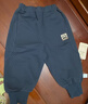 巴厘小豬男童褲子秋季2025新款女童束腳褲春秋寶寶牛仔褲長(cháng)褲兒童休閑褲 深邃藍 120 曬單實(shí)拍圖