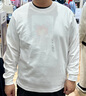 優(yōu)衣庫男裝女裝大師T AIRism棉混紡圓領(lǐng)T恤長(cháng)袖25秋冬新款479781 00 白色 L 曬單實(shí)拍圖