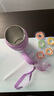香味保溫杯女士高顏值304不銹鋼水杯兒童學(xué)生白開(kāi)水喝出果味杯子 淡紫漸變700ml保溫杯+5味環(huán) 曬單實(shí)拍圖