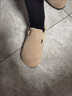 葉余女童加絨勃肯鞋2024秋冬新款男童皮鞋兒童豆豆鞋子寶寶二棉鞋小童 卡其色加絨-升級版 38 內長(cháng)約24.0cm偏小一碼 曬單實(shí)拍圖