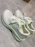 安踏葉子5丨緩震透氣跑步鞋女輕便緩震運動(dòng)鞋女跳繩鞋通勤慢跑鞋女 【葉子5】象牙白/淺曦綠/綠-1 36.5 (女) 曬單實(shí)拍圖
