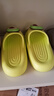 潔麗雅（Grace）可愛(ài)涼拖鞋女外穿時(shí)尚網(wǎng)紅水果家居男拖鞋浴室防滑綠色  39-40 曬單實(shí)拍圖
