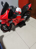 孩兒乖?xún)和妱?dòng)車(chē)摩托車(chē)大號寶寶玩具車(chē)可坐大人雙人3-17歲男女三輪摩托 4-13歲升級加大版+手轉加速紅+閃光輪 曬單實(shí)拍圖