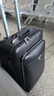 袋鼠（KANGAROO）真皮拉桿箱16英寸行李箱男皮箱子萬(wàn)向輪20英寸商務(wù)登機箱河北白溝 荔枝紋黑色(贈箱套) 20英寸 豎款長(cháng)方形可隨身登機行 曬單實(shí)拍圖