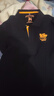 保羅新款polo衫男士短袖t恤商務(wù)刺繡中年裝上檔次翻領(lǐng)開(kāi)叉t恤帶領(lǐng) 2310黑色(純棉珠地絲光棉) 2XL 185 160-180斤 曬單實(shí)拍圖