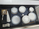 洛威釉下彩景德鎮陶瓷餐具套裝2025新款陶瓷喬遷輕奢碗盤(pán)碗碟套裝家用 曬單實(shí)拍圖