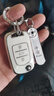 五菱宏光miniev鑰匙套馬卡龍第三代迷你女繽果suv四代四門(mén)車(chē)殼扣 B款【銀邊】珍珠白+諸事皆順平安 曬單實(shí)拍圖