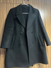 歌莉婭（GOELIA）【高智大衣】雙面呢羊毛女穿搭羊絨外套1BDC6E1D0 00B黑色 M 曬單實(shí)拍圖