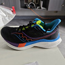 索康尼（SAUCONY）啡速5跑鞋男女同款專(zhuān)業(yè)馬拉松競速訓練減震回彈跑步鞋透氣運動(dòng)鞋 黑紫550-中性款 42 (265mm) 【尺碼偏小，建議拍大一碼】 曬單實(shí)拍圖