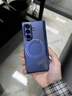 智父三星zfold7手機殼新款z fold7折疊屏超薄透明保護殼磁吸旋轉支架Galaxy w26全包防摔高級感男外殼 高清款【暗影藍-升級】康寧玻璃*磁吸支架*AR增透 三星Galaxy Z fold7 曬單實(shí)拍圖