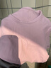 lululemon丨All It Takes女士運動(dòng) T恤 *羅紋Nulu? LW3GV0S 朦朧粉 S /6 曬單實(shí)拍圖