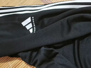 阿迪達斯 （adidas）長(cháng)褲男女秋季寬松透氣直筒褲跑步運動(dòng)防風(fēng)休閑褲 黑白 L 曬單實(shí)拍圖