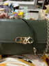 MICHAEL KORS新年禮物輕奢MK女包PARKER皮質(zhì)手提單肩包 超大號 墨綠色 曬單實(shí)拍圖