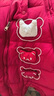 G.duck小黃鴨嬰兒外出服冬季衣服連體衣寶寶拜年保暖加厚加絨嬰兒拜年服 大紅色 73cm 73 曬單實(shí)拍圖
