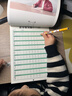 六品堂點(diǎn)陣數字0-100練字帖兒童學(xué)前啟蒙練字本 曬單實(shí)拍圖