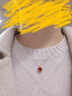 愛(ài)的約定輕奢18k金雙面四葉草項鏈女玫瑰金紀念日生日禮物送女友老婆 曬單實(shí)拍圖