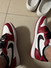 耐克（NIKE）Air Jordan 1 Low AJ1芝加哥白黑紅 男子低幫休閑板鞋 HQ6998-600 40.5 曬單實(shí)拍圖