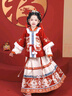 旗鉑漢服女童冬拜年服2026新款兒童明制馬面裙國風(fēng)套裝 小財神 150 曬單實(shí)拍圖