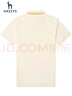哈吉斯（HAZZYS）男裝 夏季刺繡logo翻領(lǐng)休閑通勤短袖polo衫男ASTZE03BE12 曬單實(shí)拍圖