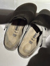 BIRKENSTOCK勃肯德國進(jìn)口新品男女款牛皮絨面革Boston包頭拖鞋 卡其綠常規版1025788 44 曬單實(shí)拍圖