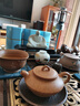 吉羊【斗茶小壺】高溫柴燒窯變紫砂壺宜興純手工功夫茶壺 玉珍壺90ml 黃金段泥 曬單實(shí)拍圖