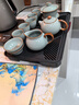 京東京造 茶具整套 功夫茶具套裝帶茶盤(pán)茶壺茶杯 天青汝窯西施壺 16件 曬單實(shí)拍圖