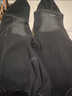 潮思匯黑色牛仔褲秋冬季長(cháng)褲男童寬松束腳褲子洋氣寶寶秋裝 黑色拼接牛仔褲(不加絨) 90 曬單實(shí)拍圖