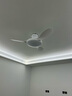 艾美特吸頂北歐吊扇燈家用客廳風(fēng)扇燈一體大風(fēng)力餐廳2026新款中山燈具 白色42寸3葉-變頻6檔-無(wú)極調光-雙控 曬單實(shí)拍圖