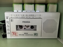 熊貓（PANDA）6503 錄音機磁帶便攜式老人播放機U盤(pán)插卡小播放器卡帶收錄老年人收音家用英語(yǔ)學(xué)習 白色  曬單實(shí)拍圖