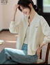 她享短外套女春秋短款棒球服外套韓版夾克開(kāi)衫上衣休閑外套T143U2035 曬單實(shí)拍圖