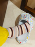 英氏（YEEHOO）羊毛保暖兒童襪子秋冬10A抑菌消臭毛圈襪男女童中筒襪三雙裝 曬單實(shí)拍圖