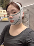 FODRK【han國小星面料】提拉面罩綁帶面雕臉部瘦法令紋睡覺(jué)臉v臉提升面部提拉神器v臉繃帶面雕美容儀 【內輪廓+外輪廓】結合睡眠面罩-冰灰色 曬單實(shí)拍圖