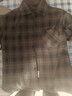 大嘴猴（paul frank）長(cháng)袖襯衫男士秋冬季格子襯衣男休閑工裝外套男裝上衣 咖色 3XL 曬單實(shí)拍圖