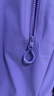 KOLON SPORT/可隆2L防水夾克 男女同款透濕耐磨寬松沖鋒衣2級 LHJK5WTT27-VI 紫羅蘭色 M 170/92A 曬單實(shí)拍圖
