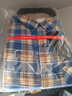 云廷新款巨厚羊羔絨純棉加絨加厚保暖襯衫男士長(cháng)袖格子磨毛全棉襯衣 BN2013湖藍粉格 43 【建議160-170斤】 曬單實(shí)拍圖