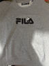 斐樂(lè )FILA官方大熊貓短袖衛衣女子秋冬新款寬松百搭運動(dòng)休閑上衣 煙云花灰-MG M 165/84A/M 曬單實(shí)拍圖