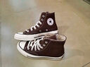 匡威（Converse）官方1970S運動(dòng)高幫帆布鞋巴恩風(fēng)摩卡棕咖啡色A08137C A08137C 43 曬單實(shí)拍圖