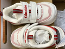 基諾浦（ginoble）學(xué)步鞋 春季1-5歲男女寶寶軟底小童鞋機能鞋耐磨春秋款GW1289 白色/紅色/深灰 25.5 160mm 腳長(cháng)15.6-16.5cm 曬單實(shí)拍圖