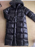 500克鵝絨東北哈爾濱極寒零下40度情侶男女裝黑金長(cháng)款過(guò)膝羽絨服 黑色 【升級充絨量】 90鵝絨極寒保暖 M 建議100-120斤【充絨502克】 單件 曬單實(shí)拍圖