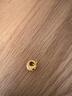 菜百首飾 黃金吊墜 足金古法小胖福鎖國潮風(fēng)錘紋鎏彩吊墜  GF 黃金吊墜（不含鏈） 約1.76g 曬單實(shí)拍圖