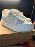 MLB官方 張凌赫同款男女韓系復古老花增高學(xué)長(cháng)鞋25秋冬新款SXM05 紐約洋基隊/灰色 37.5 曬單實(shí)拍圖