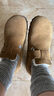 BIRKENSTOCK勃肯德國進(jìn)口男女款絨面保暖London Shearling毛毛鞋 棕色窄版1014963 37 曬單實(shí)拍圖
