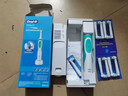歐樂(lè )-B(Oral-B)歐樂(lè )b電動(dòng)牙刷博朗充電旋轉式成人款D12D100圓頭旋轉聲波 d12套裝含9個(gè)刷頭綠色 曬單實(shí)拍圖