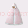 aqpa【0-6歲通用】秋冬加厚寶寶披風(fēng)嬰兒保暖斗篷外套兒童禮盒裝 萌粉兔子 均碼 曬單實(shí)拍圖
