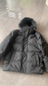 卡賓【重磅鴨絨】卡賓男裝老花滿(mǎn)印羽絨服冬季夾克休閑面包服加厚外套 煤黑色01 XL /180/52 曬單實(shí)拍圖