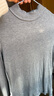 恒源祥純棉半高領(lǐng)長(cháng)袖打底衫女新款秋冬季內搭螺紋T恤女黑色長(cháng)袖上衣服 淺灰色. M (90-1056斤) 曬單實(shí)拍圖