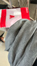 雅鹿2條100%純棉男士秋褲男保暖襯褲冬季薄款全棉7A抗菌棉毛打底單褲 曬單實(shí)拍圖