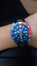 精工5號盾手表自動(dòng)機械表綠水鬼彩水鬼潛水夜光運動(dòng)男表防水100米 SRPD53K1新5藍紅款 送黑色表帶 42.5mm 曬單實(shí)拍圖